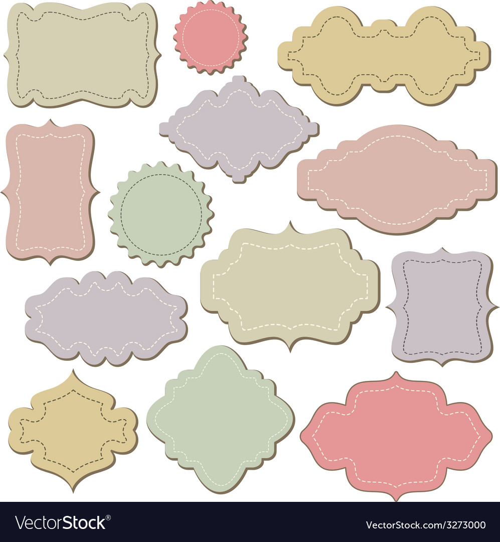 Vintage frames Royalty Free Vector Image - VectorStock