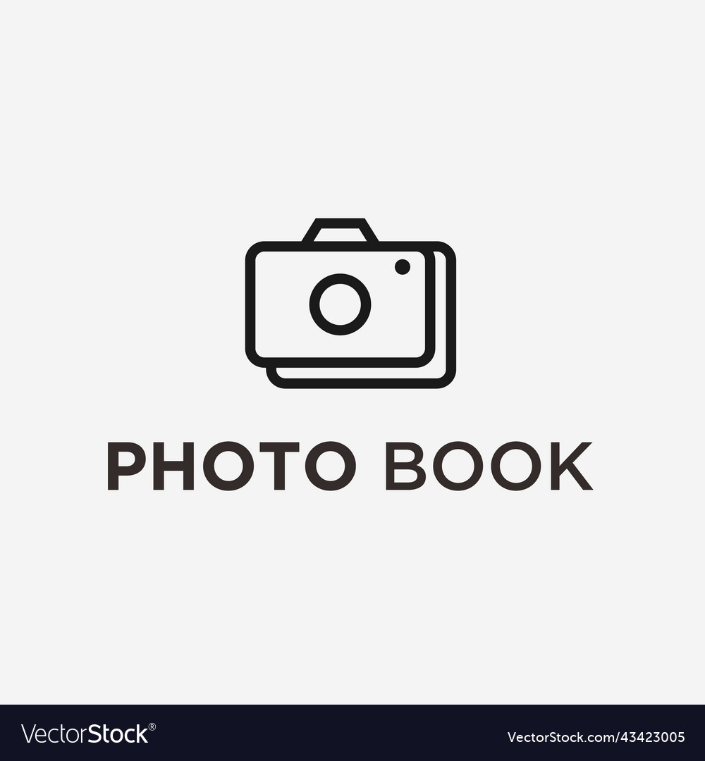 Book camera logo design