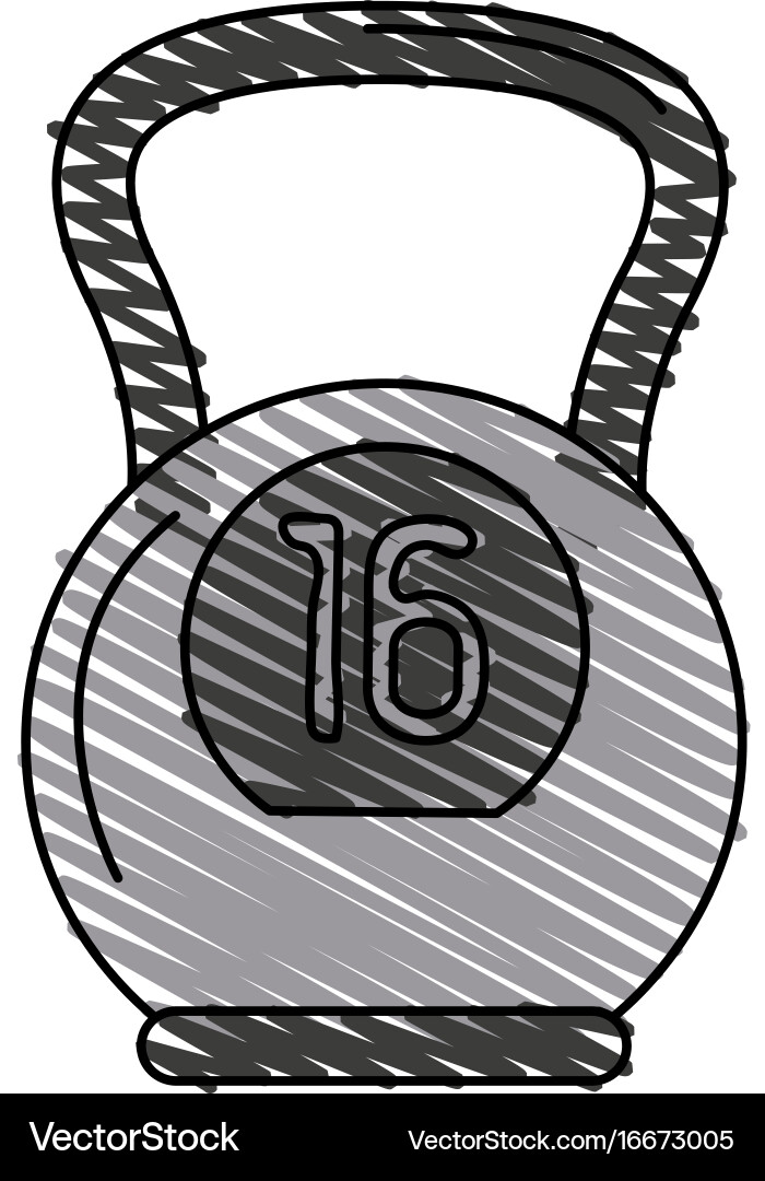 Kettlebell Royalty Free Vector Image - VectorStock