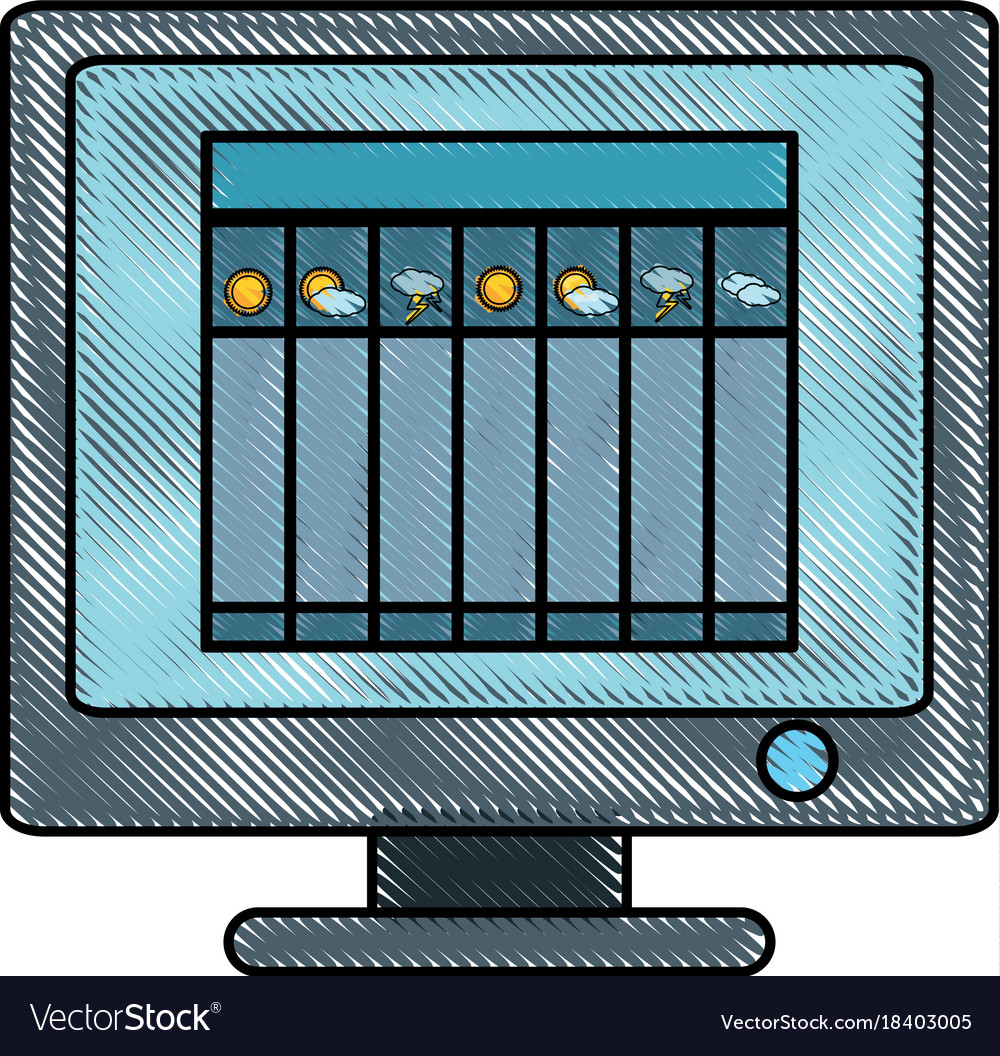 Screen Royalty Free Vector Image - VectorStock