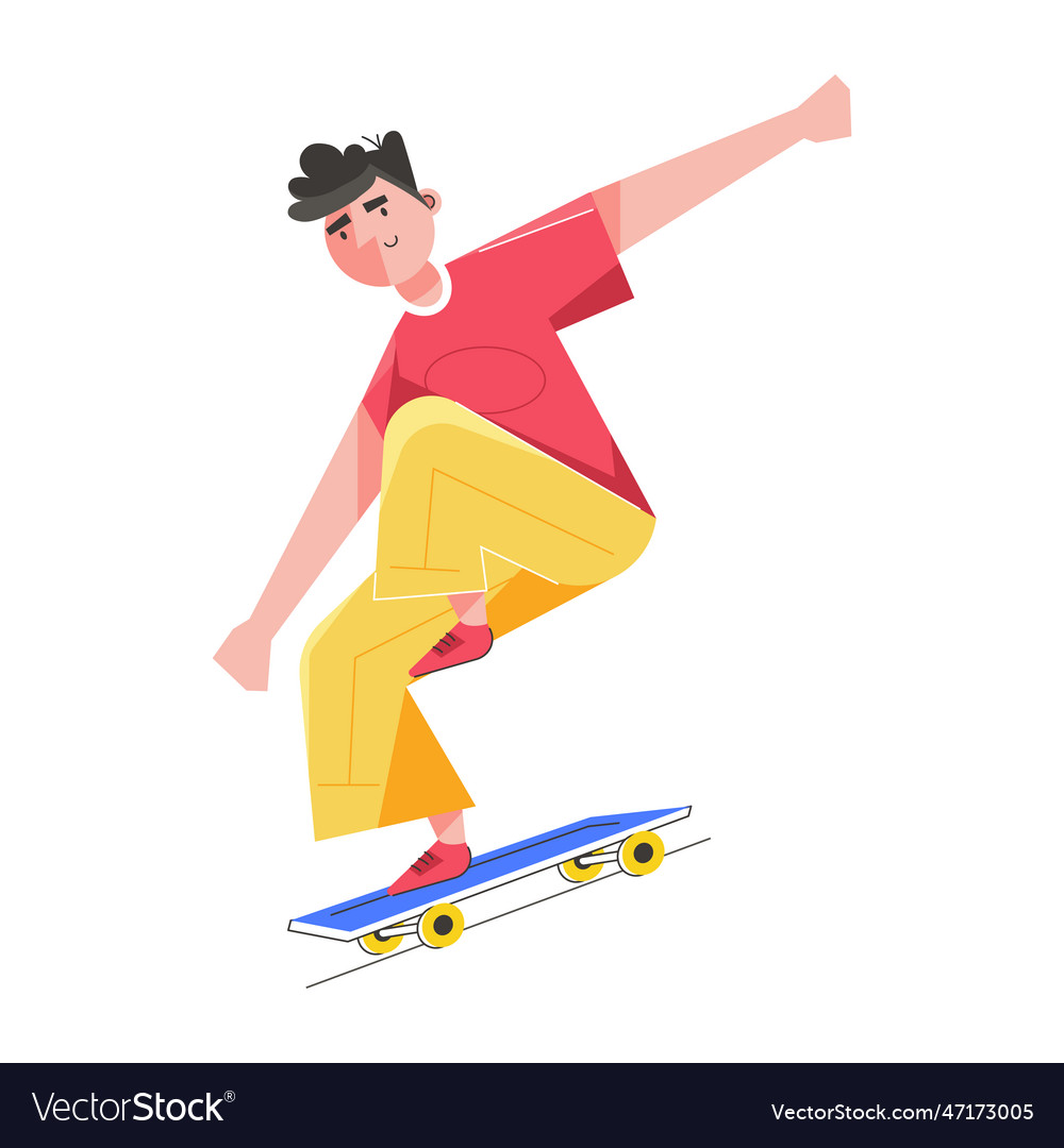 Skateboarding Royalty Free Vector Image - VectorStock