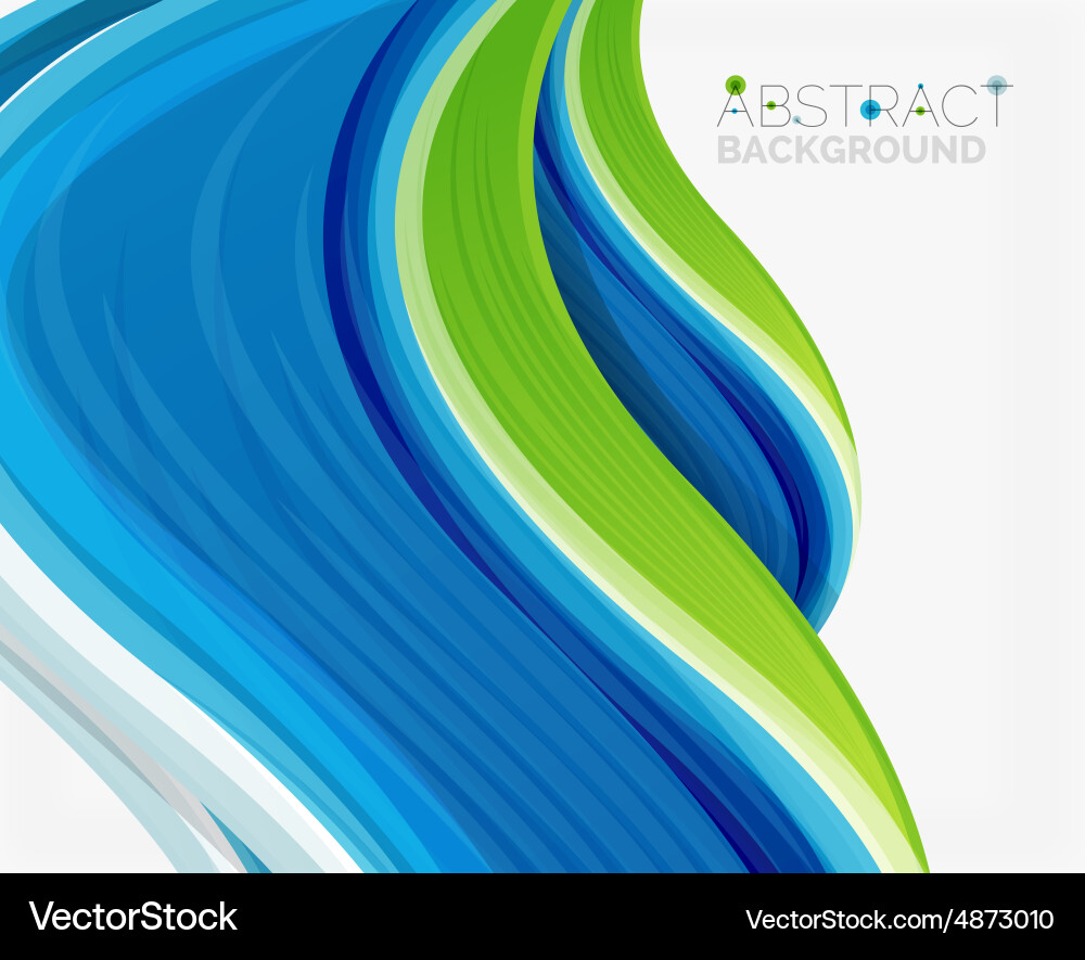 Solid Wave Background Abstract realistic solid wave background Vector Image