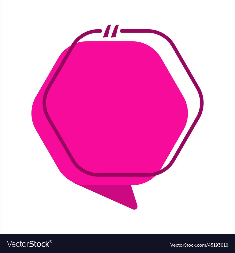 Bubble text box Royalty Free Vector Image - VectorStock