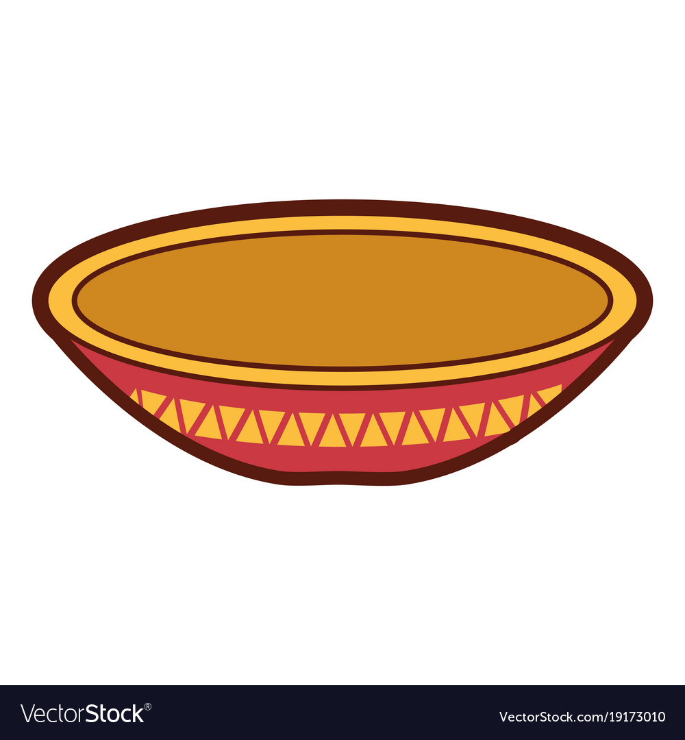 Dish mexican classic icon Royalty Free Vector Image