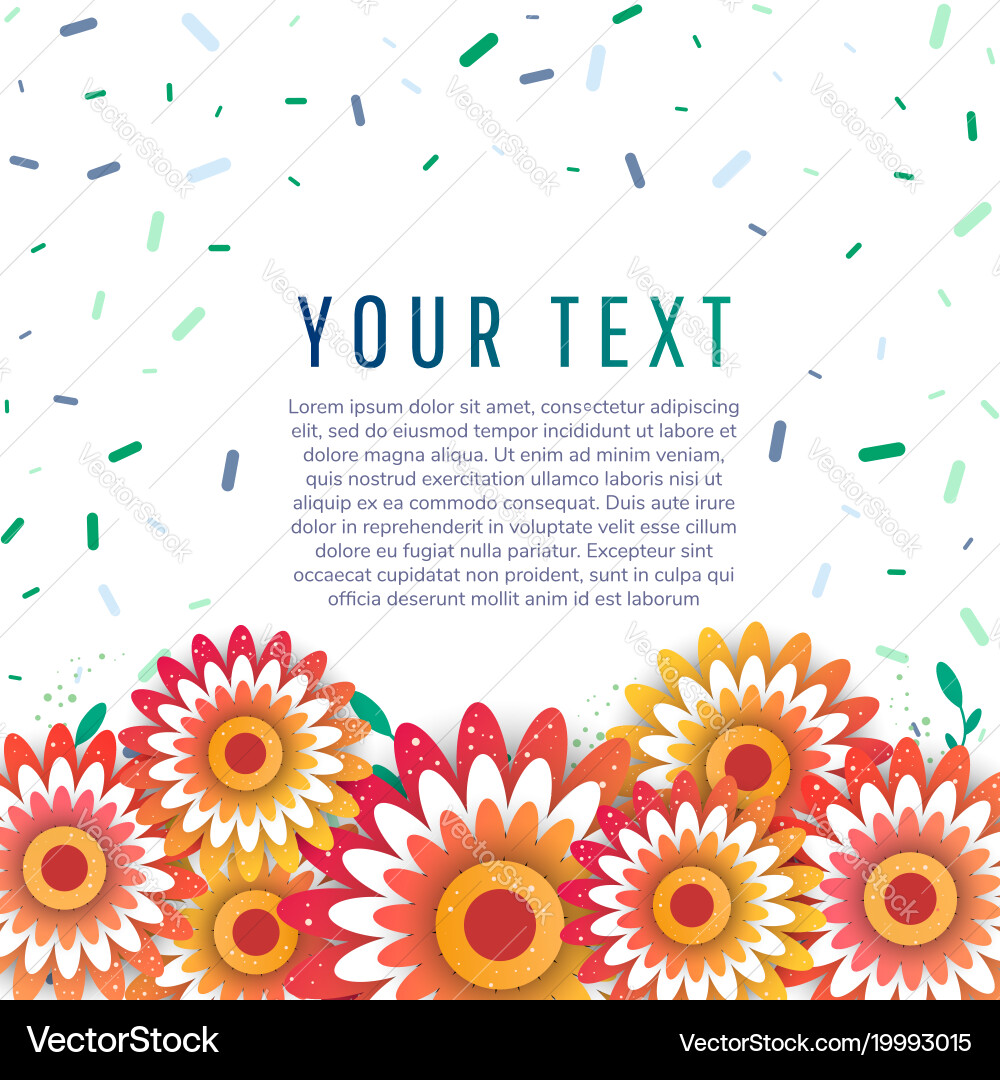 Spring card design Royalty Free Vector Image - VectorStock
