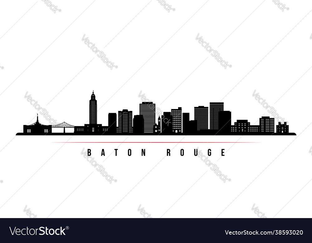 Baton rouge skyline horizontal banner