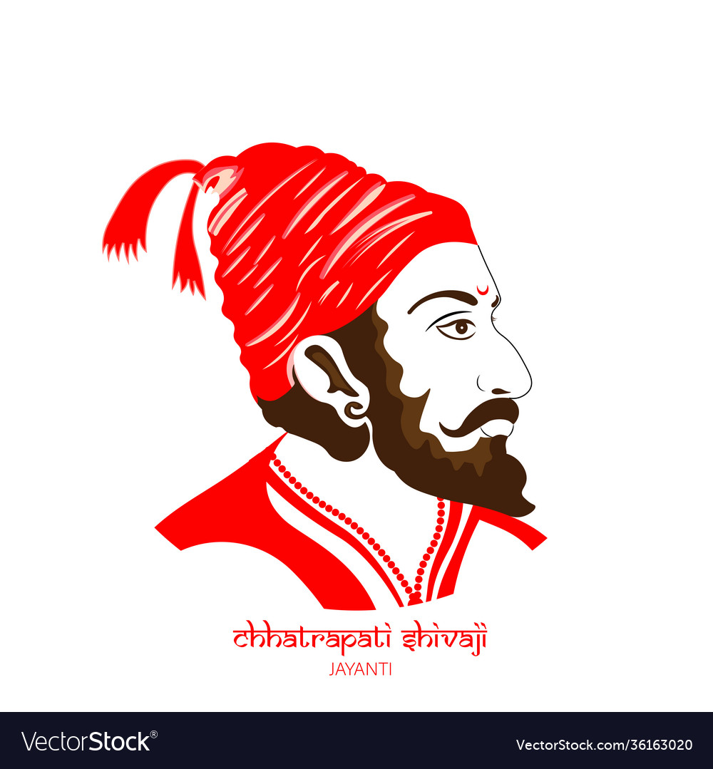 Happy shivaji jayanti concept, template, banner, logo design, • wall  stickers web, warrior, unit | myloview.com