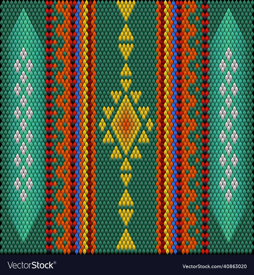 Folk ornament national pattern ethnic embroidery