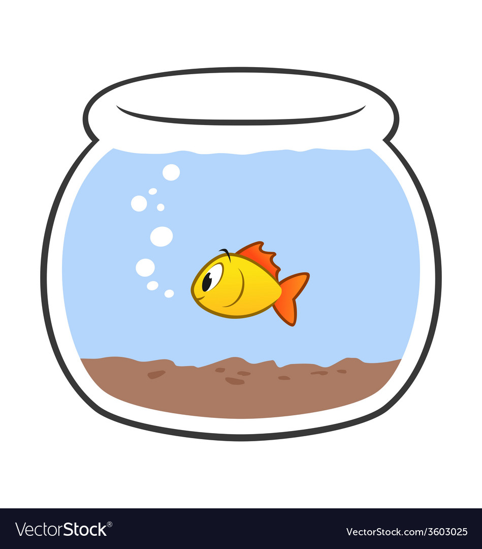 Simple Cartoon Fish Illustration Royalty-Free Stock Image