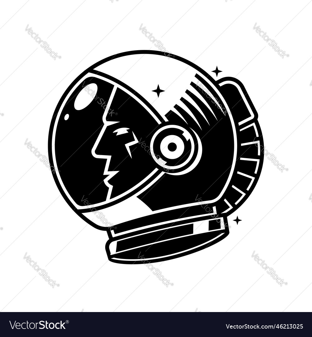 Cute astronaut waving hand cartoon icon