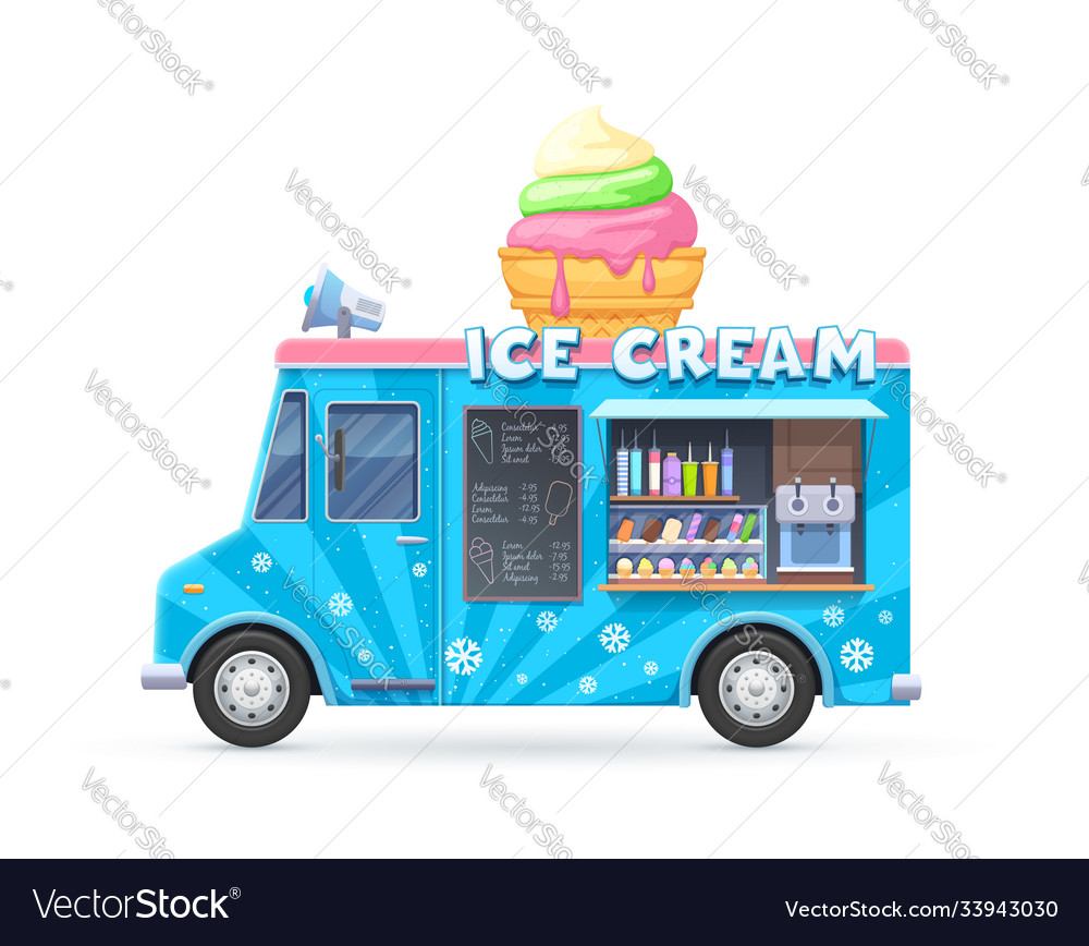Ice cream food deals truck