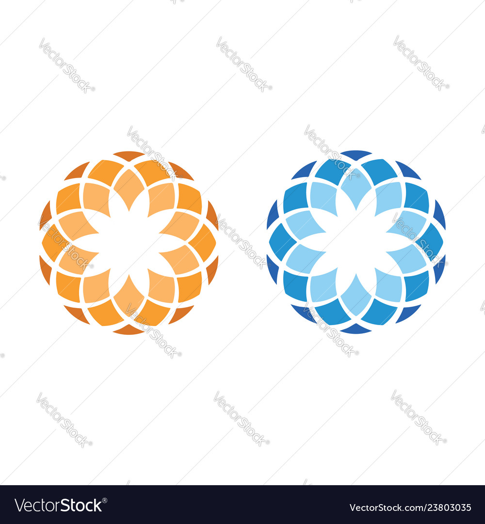 Ornamental-logo vector image Ornamental-logo