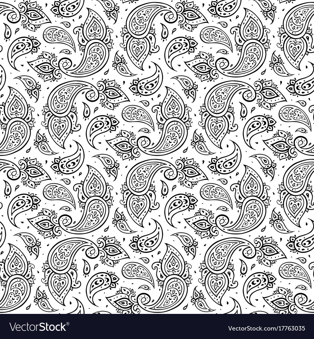 Paisley ethnic ornament