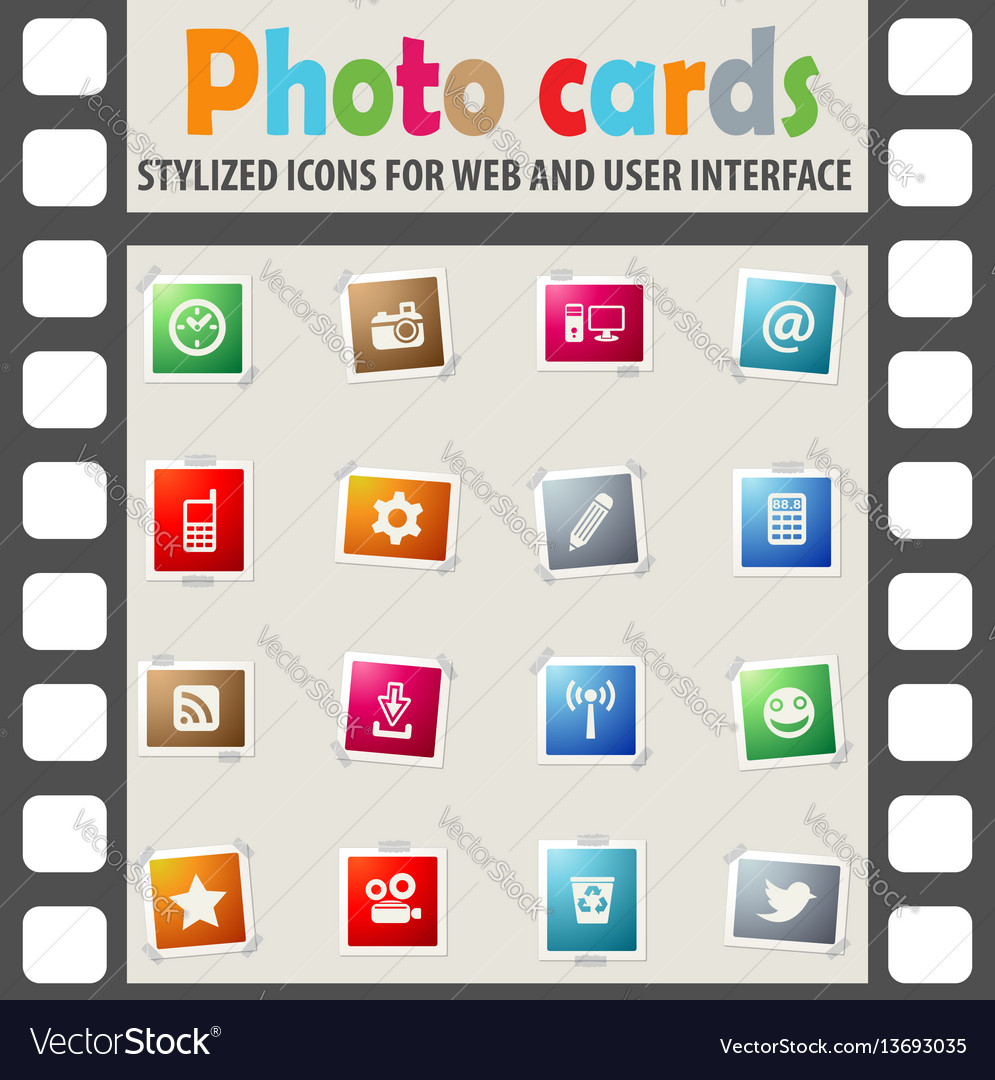 Social media icon set Royalty Free Vector Image