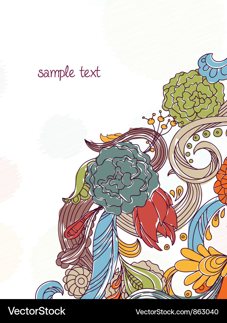 Doodles background Royalty Free Vector Image - VectorStock