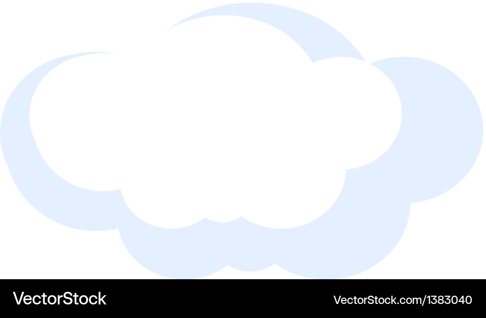 Icon cloud Royalty Free Vector Image - VectorStock