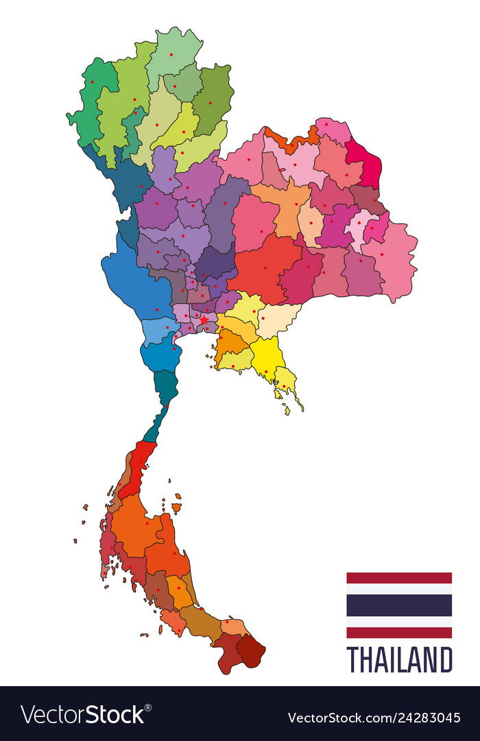 Map of thailand