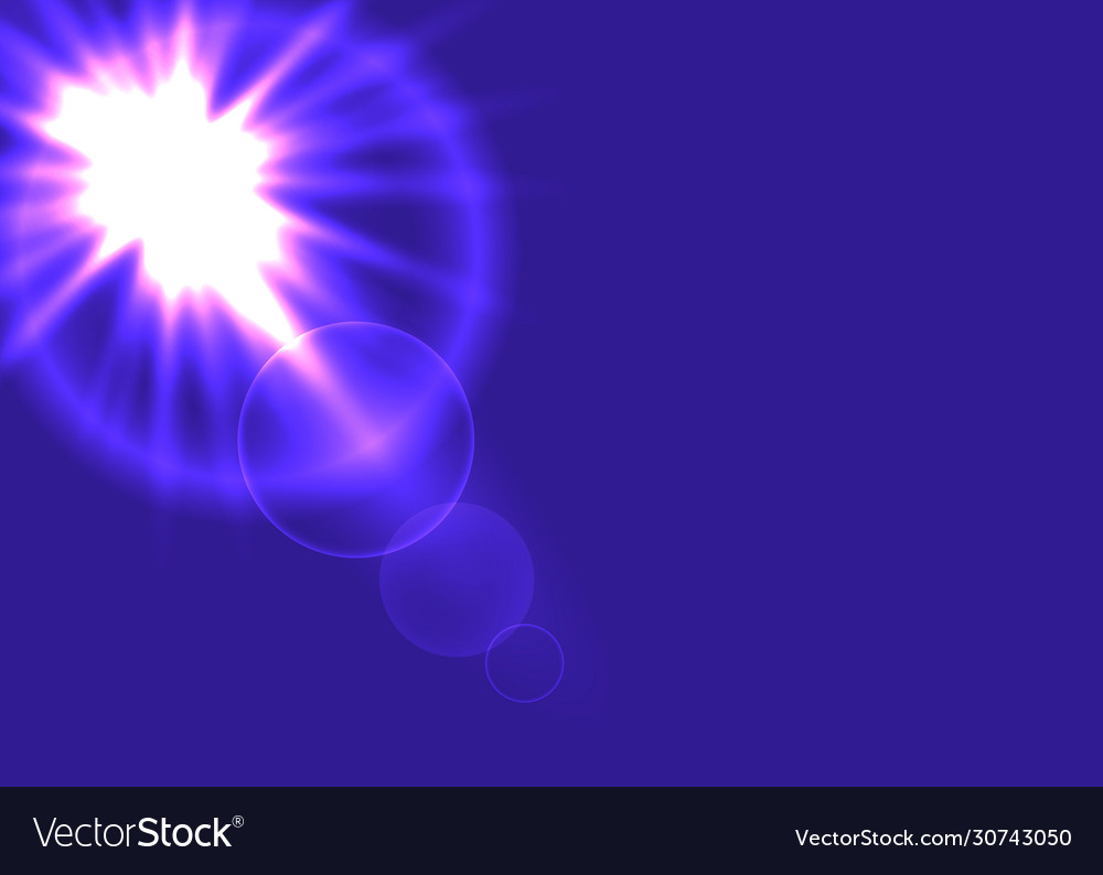 bright purple light