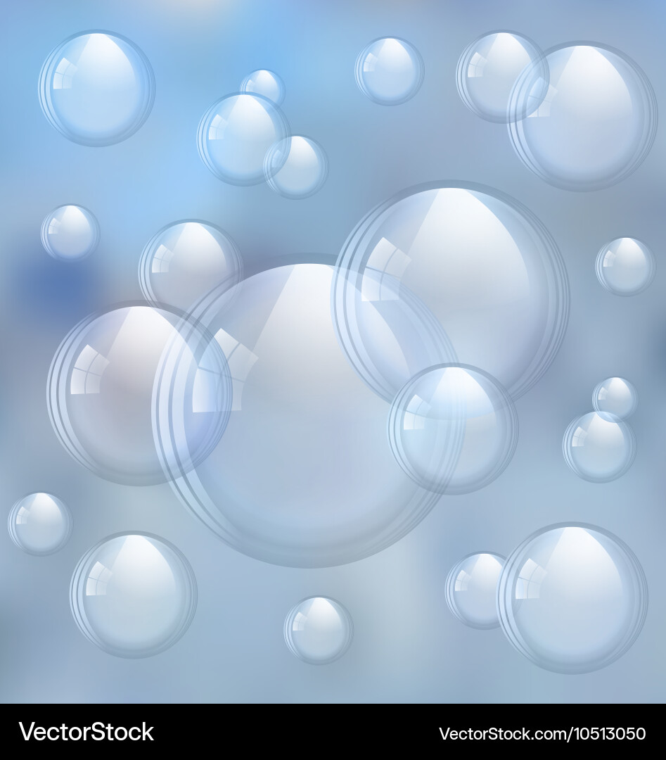 Soap bubbles Royalty Free Vector Image - VectorStock