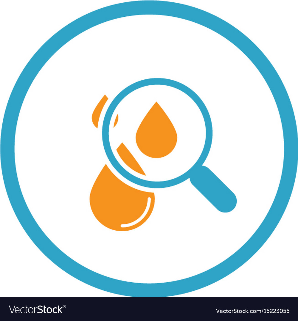 Hematology Icon Flat Design Royalty Free Vector Image 0426