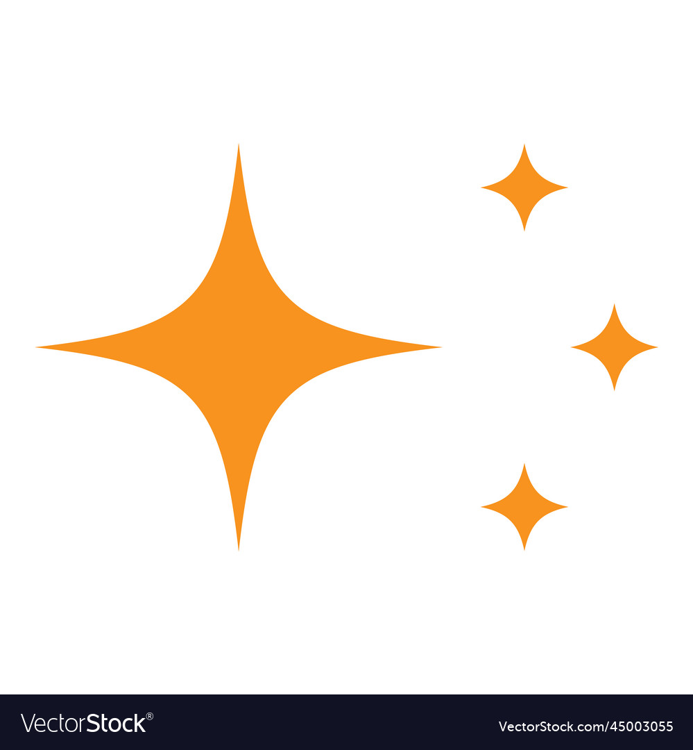 Stars Icon Design Template isoliert