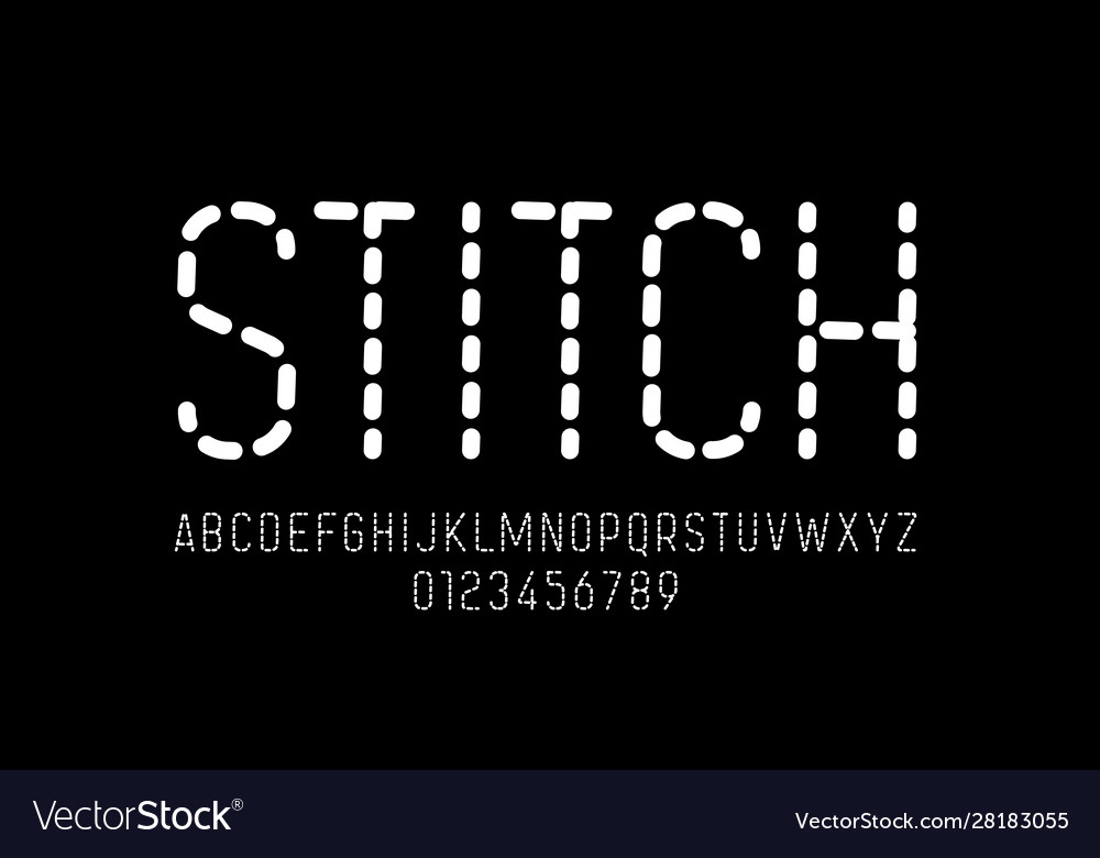 Stitched Letters
