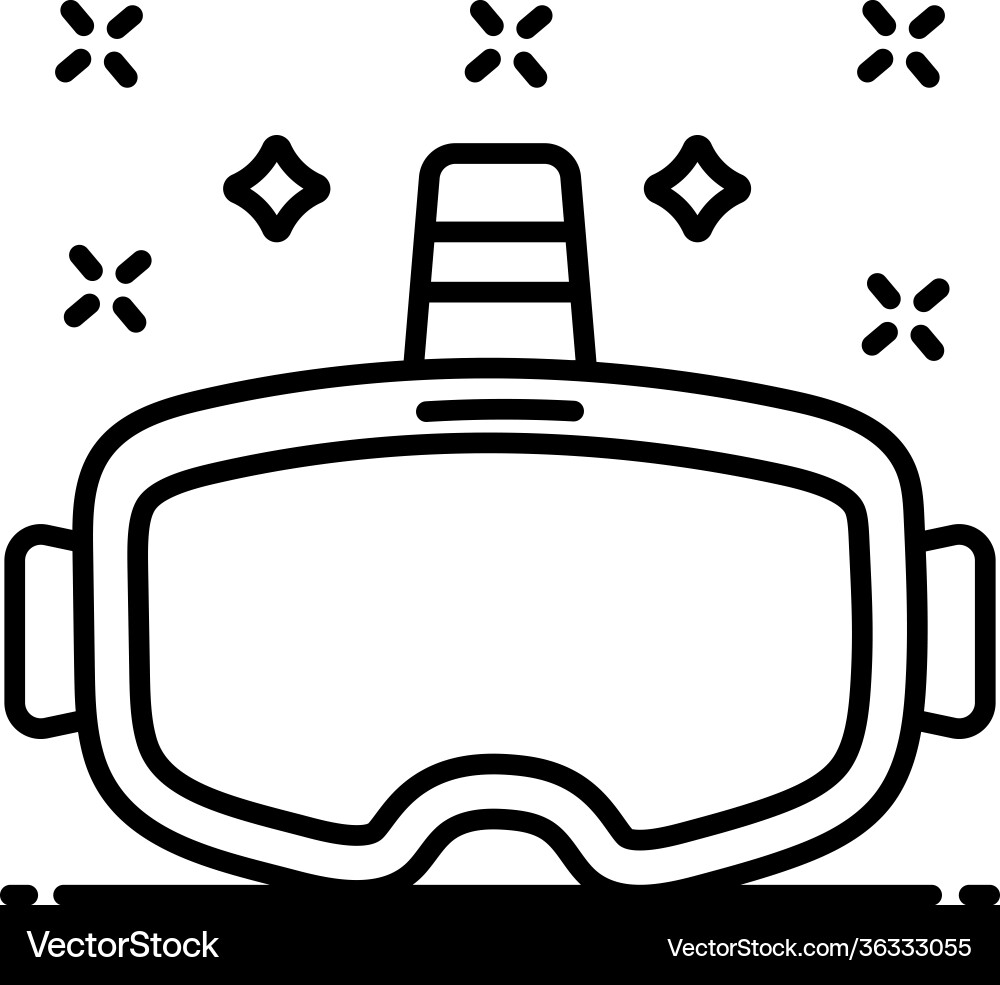 Vr goggles Royalty Free Vector Image - VectorStock