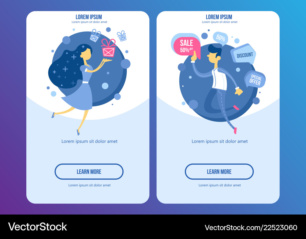 Flat design modern concept Royalty Free Vector Image