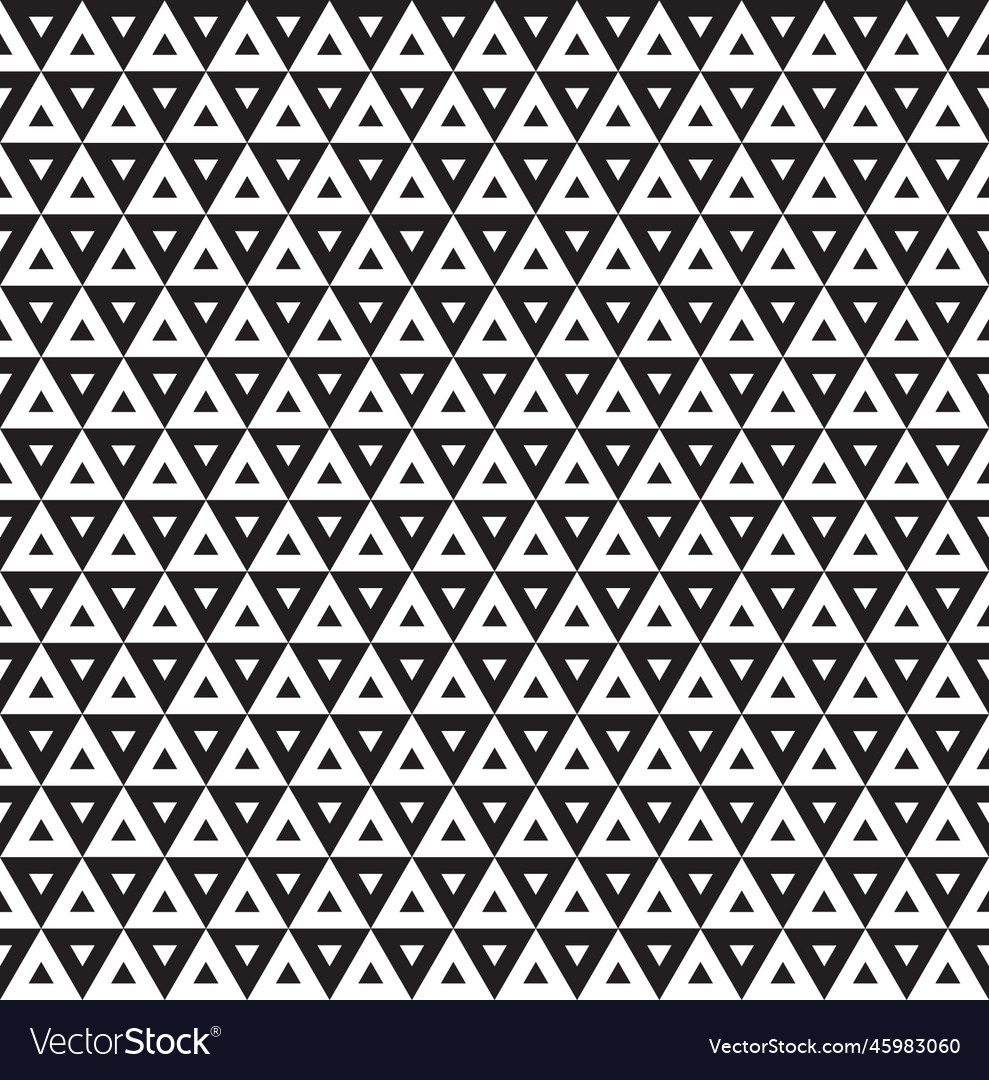 Seamless art deco triangle pattern background Vector Image