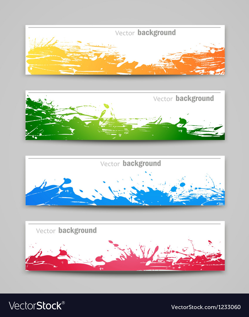 Set of colored backgrounds Royalty Free Vector Image