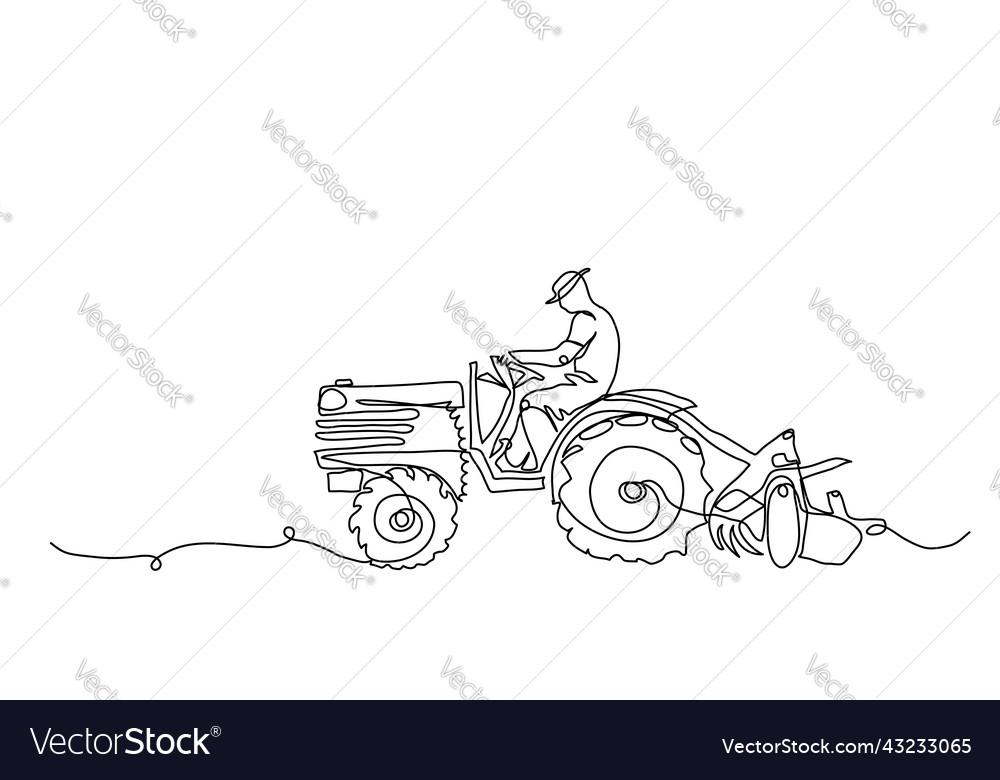 Tractor driver farmer man background