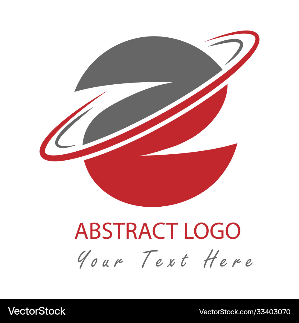 Abstract logo for a logo sticker or emblem Vector Image