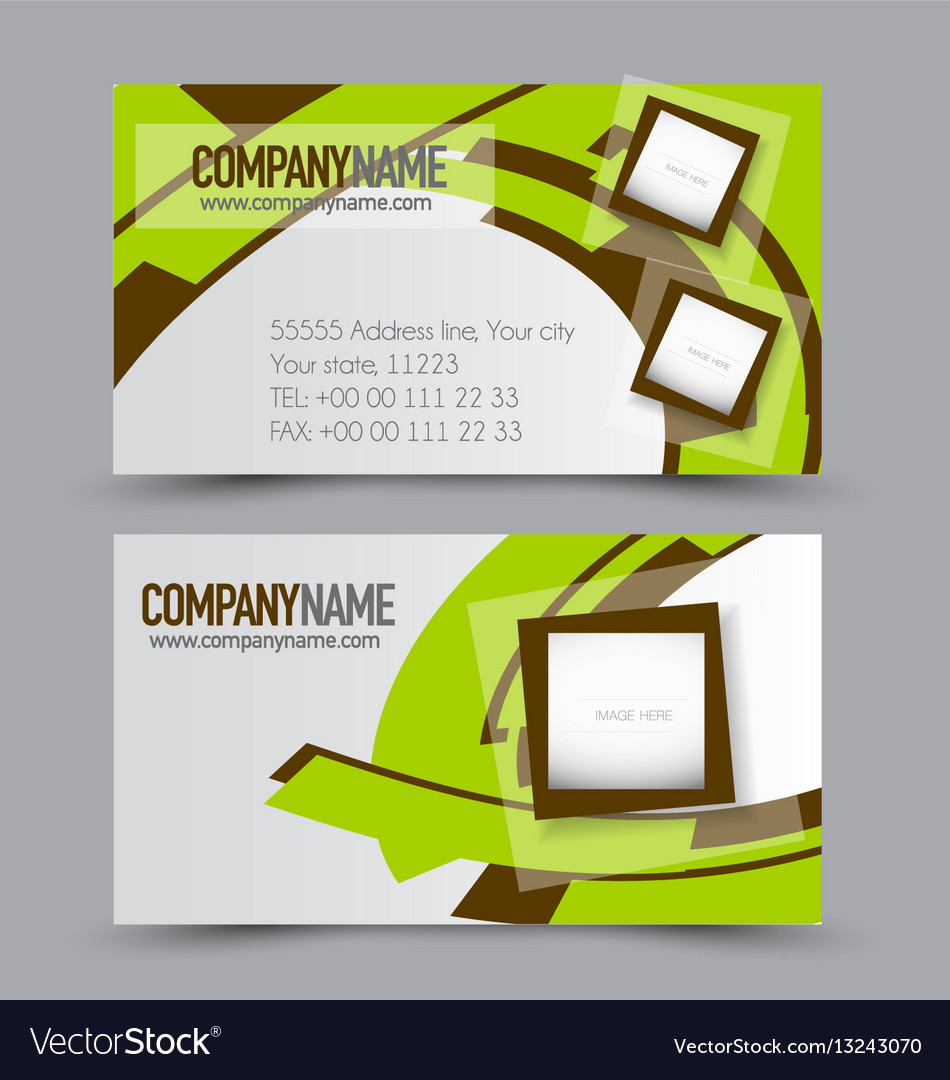 Business Card Design Set Template Royalty Free Vector Image Set Template Royalty Free Vector Image