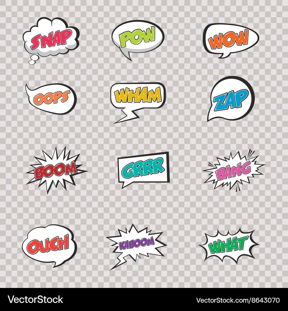 Comic Royalty Free Vector Image - VectorStock