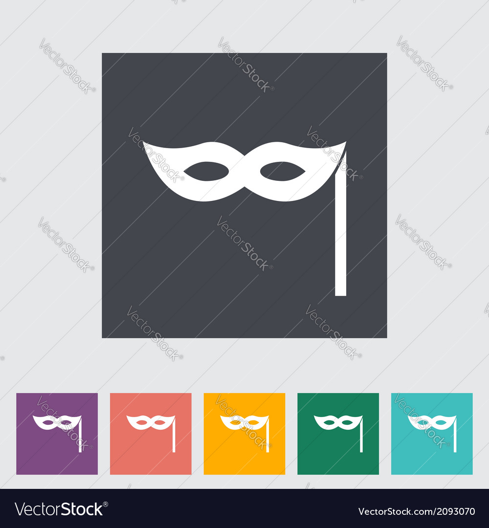 Mask icon Royalty Free Vector Image - VectorStock