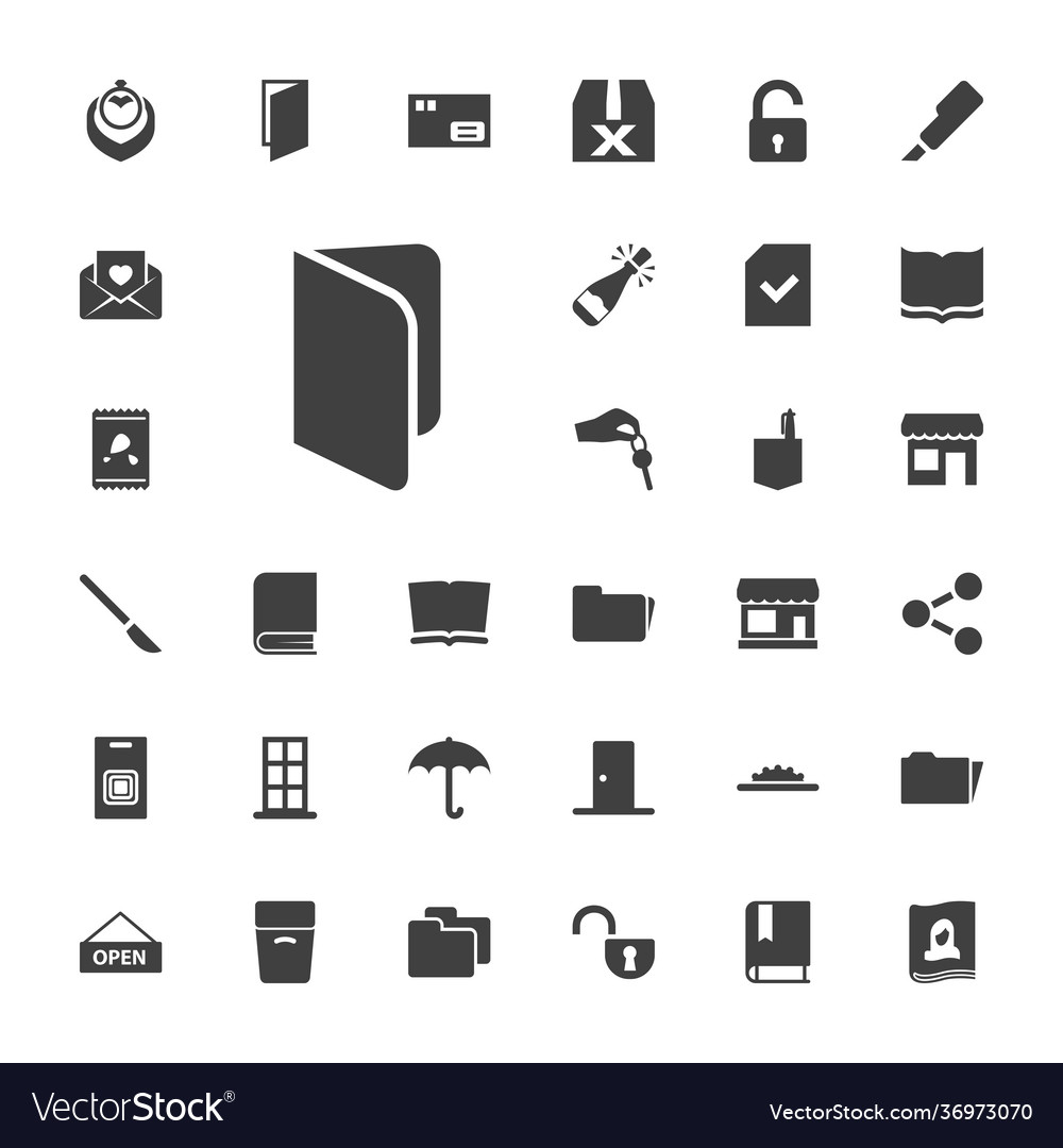 Open icons