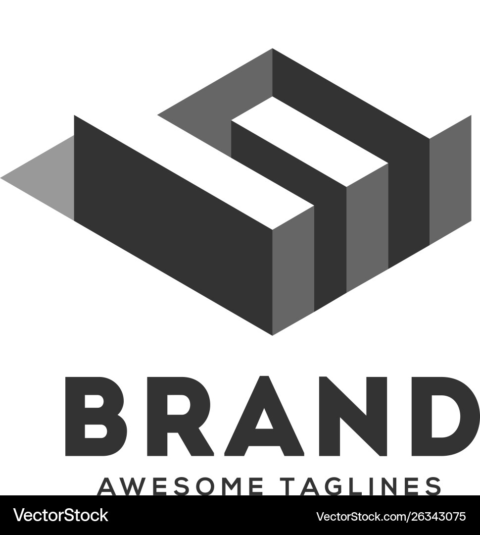 E letter construction Royalty Free Vector Image