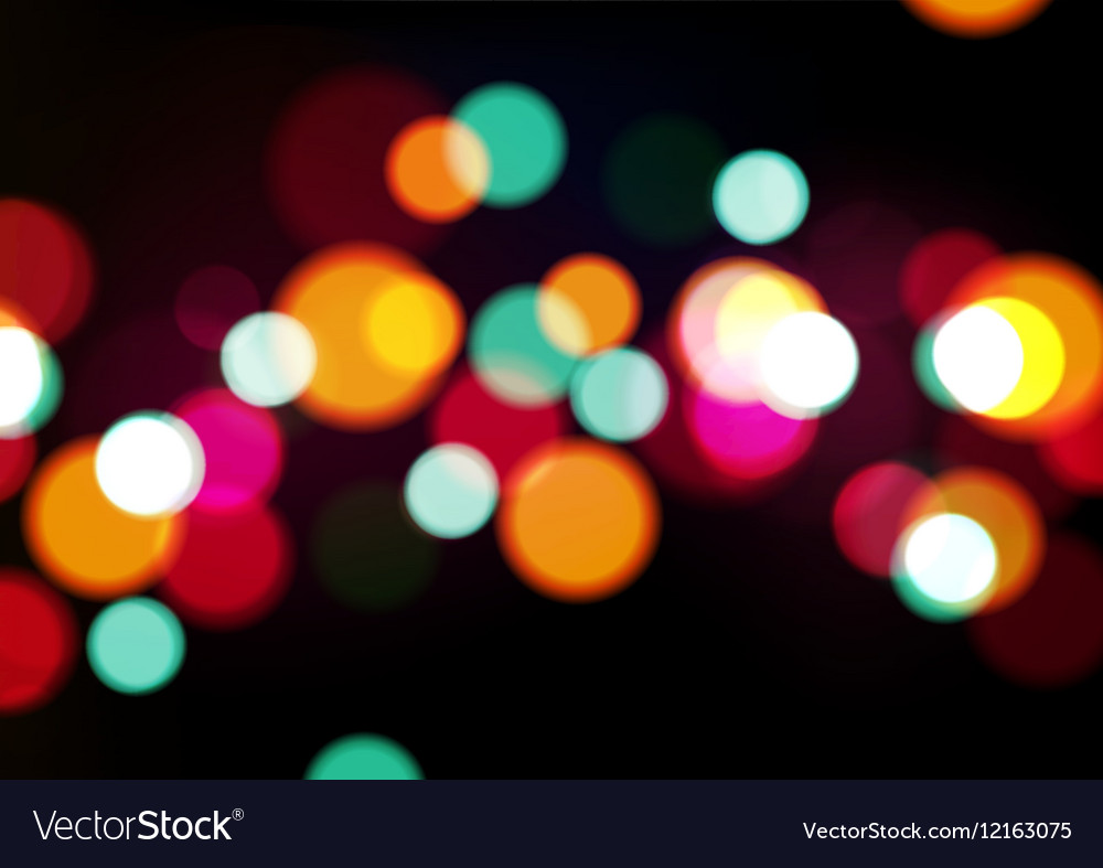 Night lights abstract background Royalty Free Vector Image