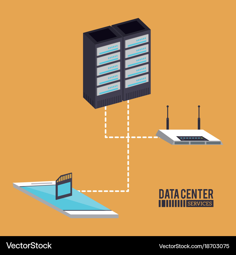 Office technology devices Royalty Free Vector Image