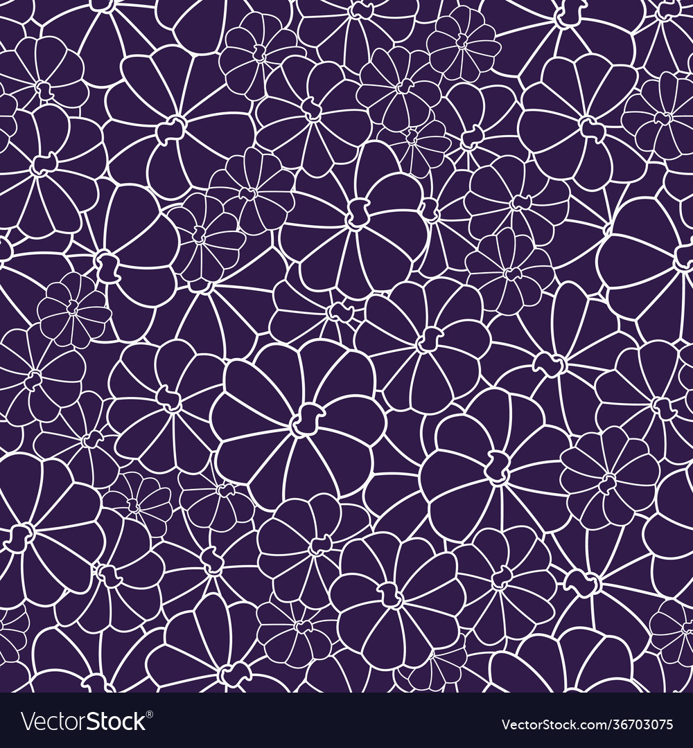 Purple pumkins halloween seamless pattern b Vector Image