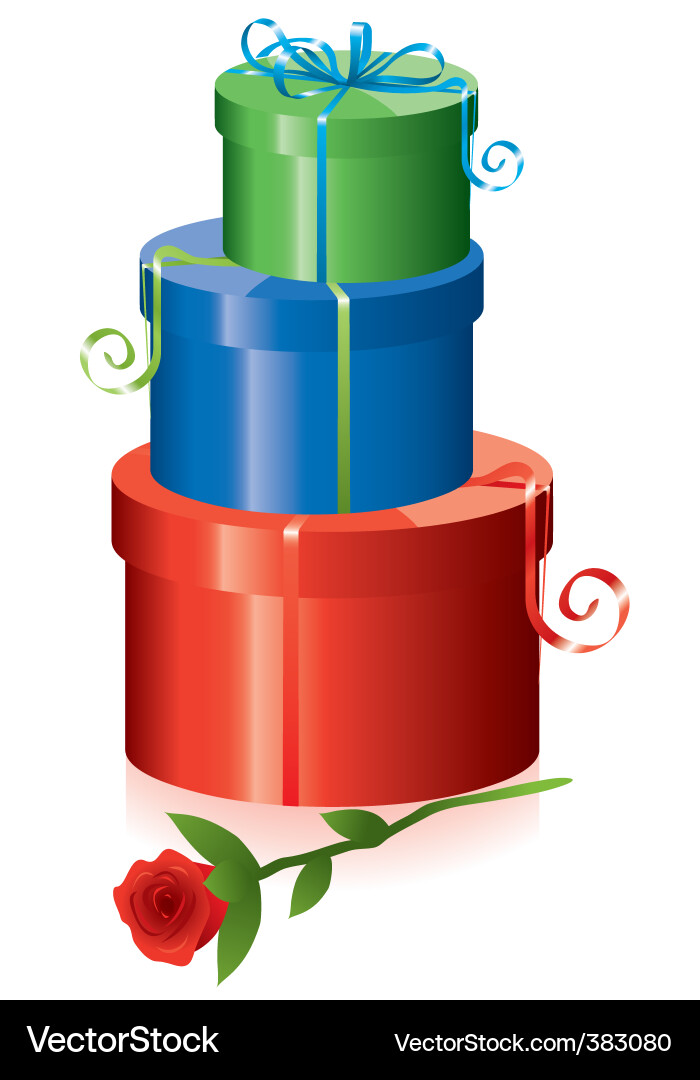 Gift boxes Royalty Free Vector Image - VectorStock