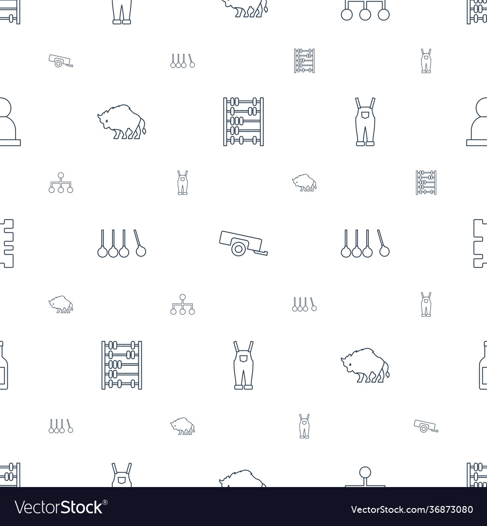 Group icons pattern seamless white background