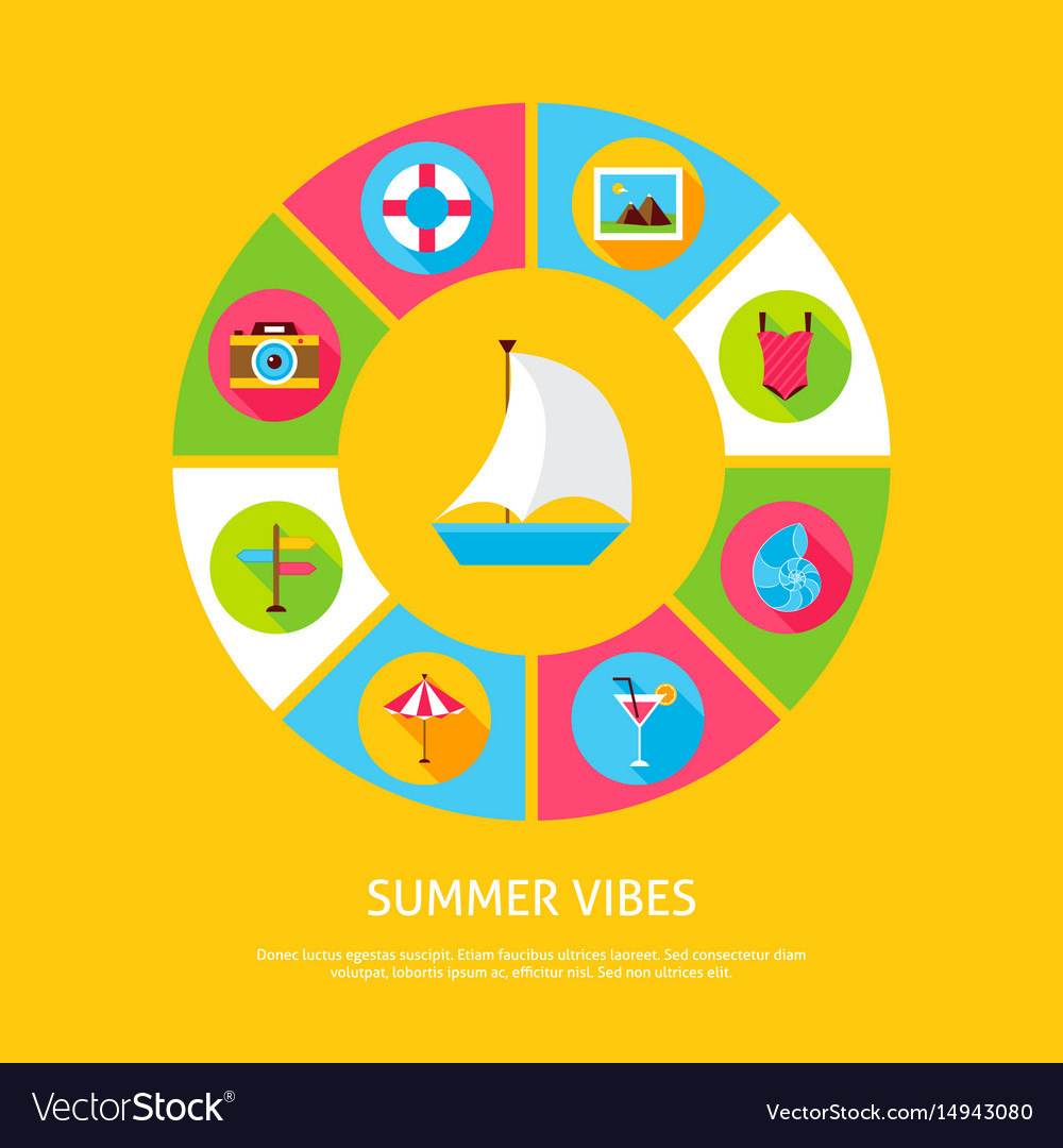 Summer vibes concept