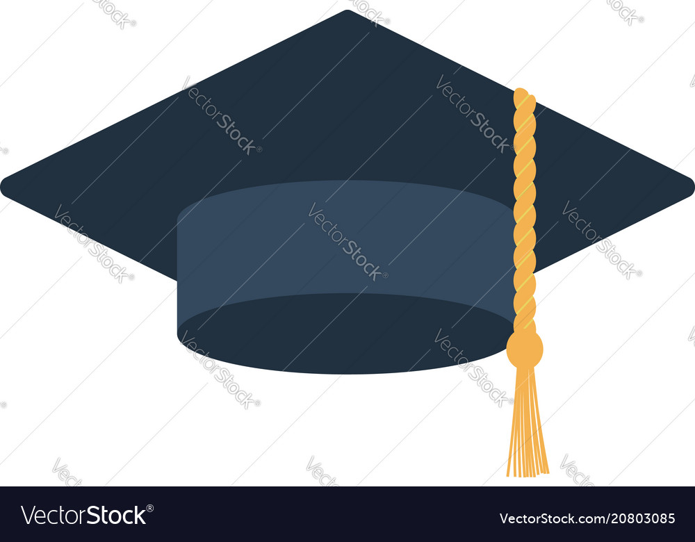 Download Graduation cap icon Royalty Free Vector Image - VectorStock