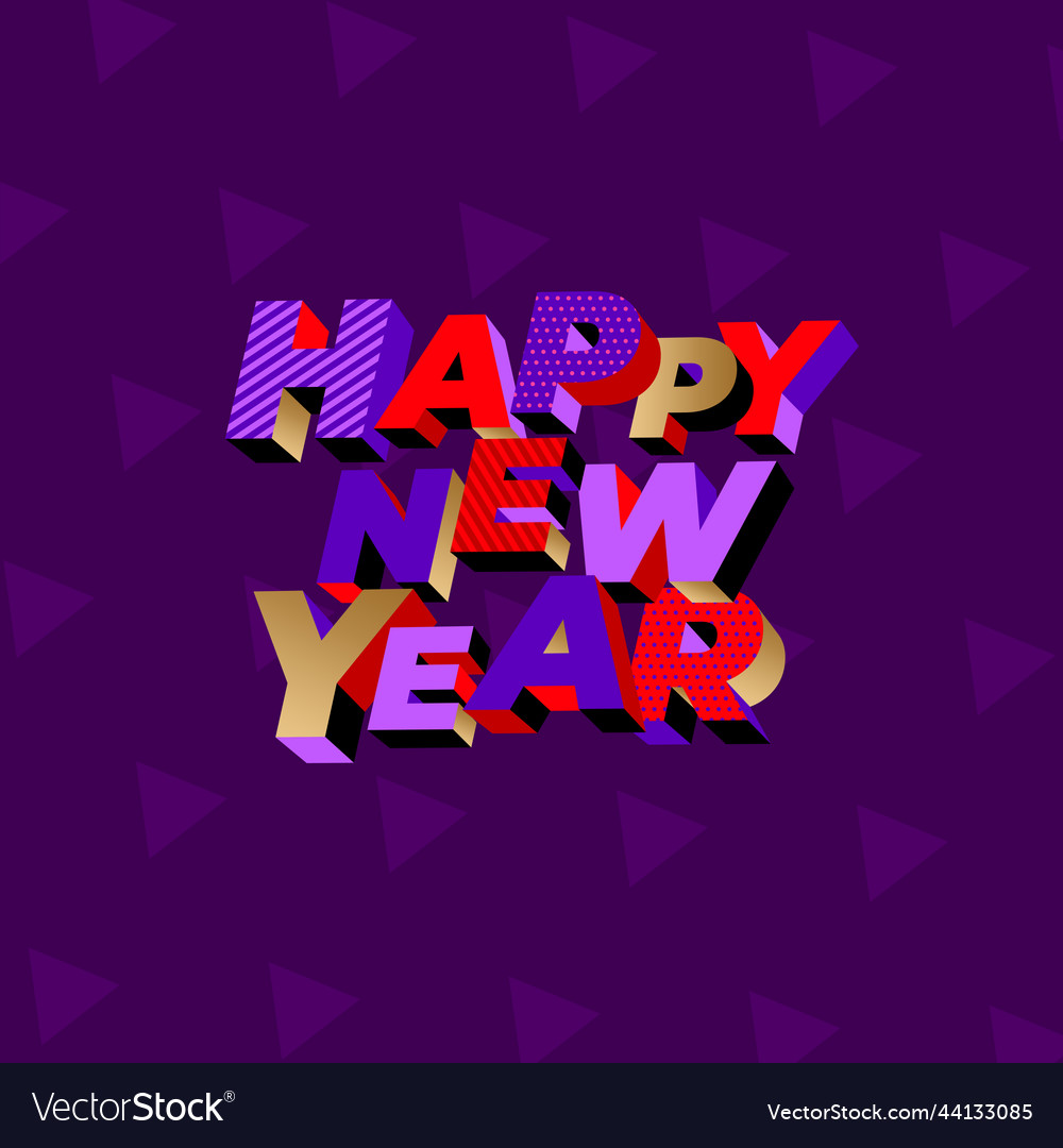 Happy new year 2023 and merry christmas logo Vector Image