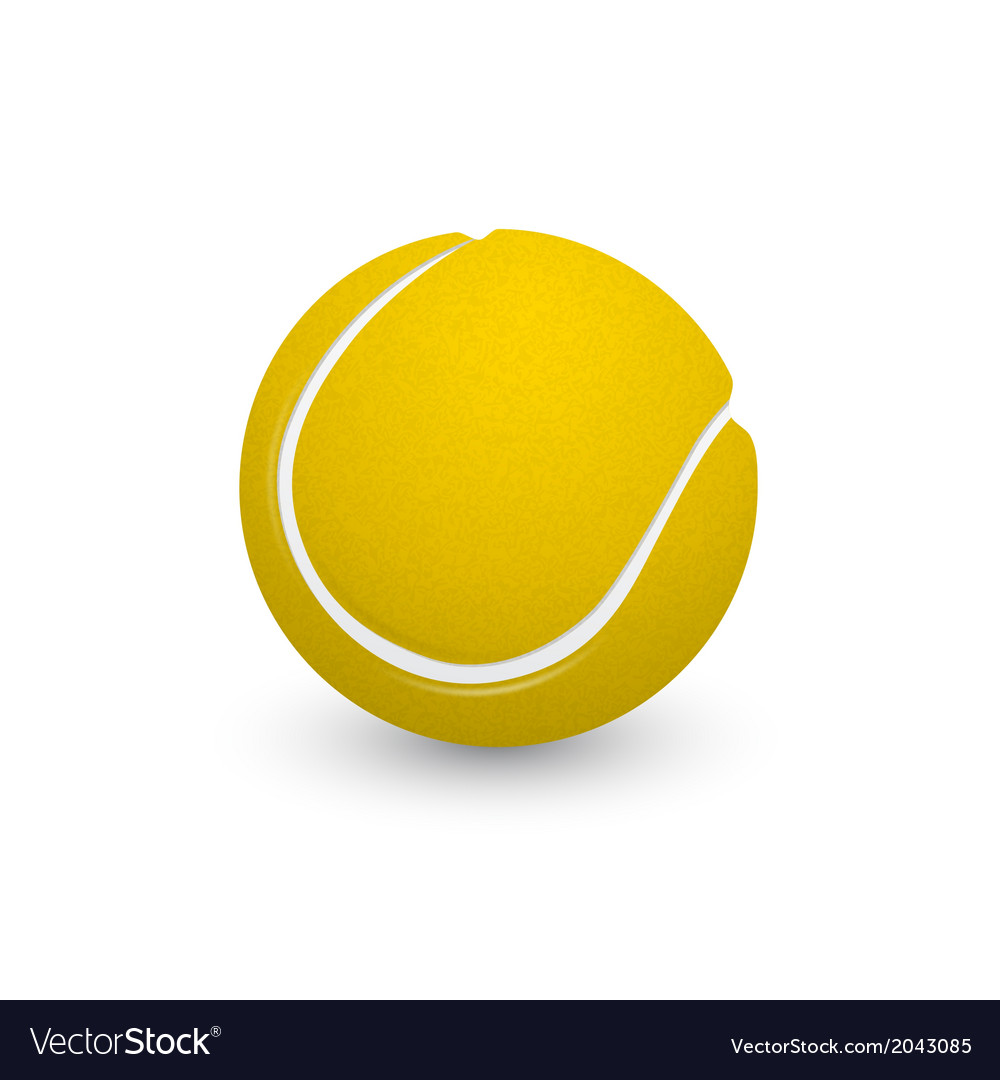 Tennis Ball Royalty Free Vector Image - Vectorstock