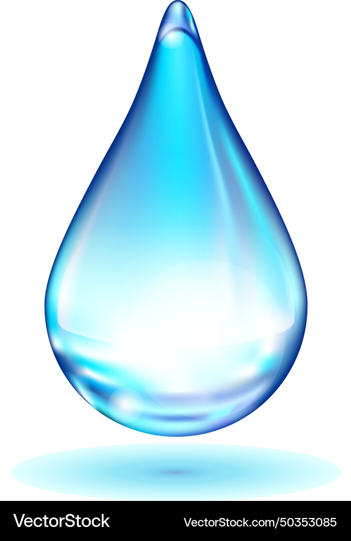Water drop Royalty Free Vector Image - VectorStock