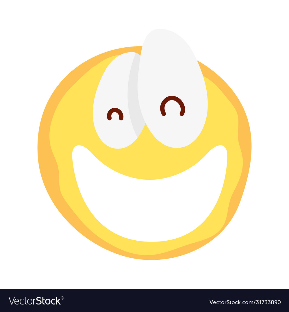 Crazy emoji Royalty Free Vector Image - VectorStock