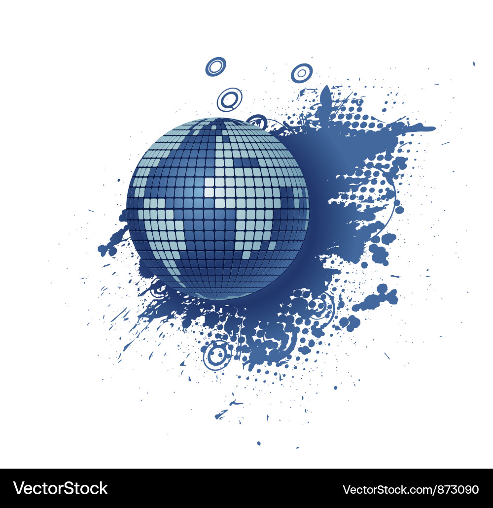 Globe with grunge Royalty Free Vector Image - VectorStock