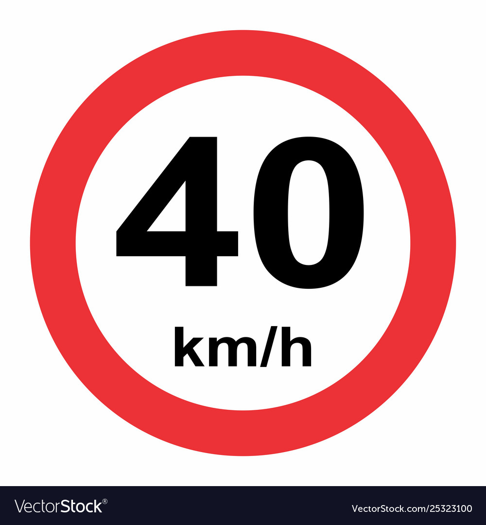 30 Kmh Speed Limit Royalty Free Vector Image VectorStock 57 OFF